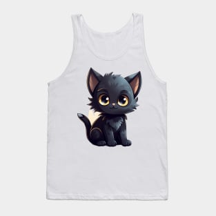 Black Panther Kitty Tank Top